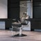 Modern barbershop interior with chair. 3d rendering