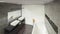 Modern Bathroom interior 3d rendering minimalistic, bright