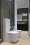 Modern bathroom with white sanitary ware