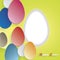 Modern beautiful Easter background