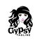 Modern beautiful gypsy logo.