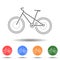 Modern bicycle icon vector logo