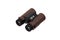 Modern binoculars. Optical device for long-range observation. Isolate on a white back