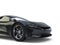 Modern black electric luxury fast car - studio cut shot
