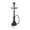 Modern black hookah isolated on white. 3D illustration