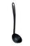 Modern black kitchen ladle