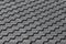 Modern black roof tiling pattern, background texture