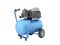 Modern Blue Air Compressor 3d render on white no shadow