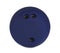 Modern blue bowling ball isolated