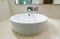 Modern bowl style white ceramic hand wash basin