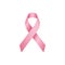 Modern breast cancer awareness pink ribbons