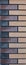 Modern brick column with brown and gray bricks, designer, texture, background, close-up, abstract