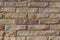 Modern brick wall. Multicolored Tile Background-brown and white color.