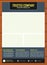 Modern Brochure - Flyer template, layout vector Design A4 size