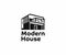 Modern building architecture logo design. Residential property development vector design
