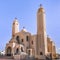 The modern building of the El sama Eyeen Coptic Church