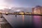 Modern Building s in the Docklands District of Dublin at Dusk