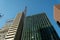 Modern buildings at the famous Paulista Avenue, in Sao Paulo, Br