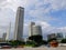 Modern buildings at Georgetown in Penang, Malaysia