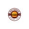 Modern burger logo design template