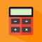 Modern calculator, great design for any purposes. modern calculator design. flat calculator icon inspiration vector.
