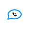 modern call chat icon vector