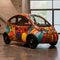 Modern Car Design: Paul Klee-Inspired Generative AI Art