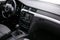 Modern car interior. Steering wheel, dashboard, speedometer, display.