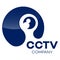 Modern CCTV logo. Vector illustration.