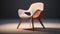 Modern Chair 3d Render With Infinity Nets Style