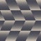 Modern Checkered Chevron Halftone Seamless Pattern Vector Abstract Background