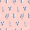 Modern childish cacti seamless pattern. Cactus vector print.