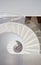 Modern Chinese style office,  Close up beautiful spiral staircase