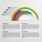 Modern circle infographic. Design elements