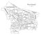 Modern City Map - Portland Oregon city of the USA with neighborhoods and titles outline map
