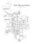Modern City Map - San Bernardino California city of the USA with neighborhoods and titles outlines