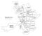 Modern City Map - Spokane Washington city of the USA with neighborhoods and titles outline map