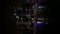 Modern city in the night, Dubai Marina view in the night