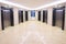 Modern clean elevator hall of apartment buidling