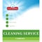 Modern cleaning service logo design idea and banner design template - vector.