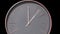 Modern Clock Face Fast Time Lapse