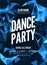 Modern Club Music Party Template, Dance Party Flyer, brochure. Night Party Club sound Banner Poster.