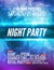 Modern Club Music Party Template, Night Dance Party Flyer, brochure.