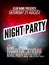 Modern Club Music Party Template, Night Dance Party Flyer, brochure. Night Party Club sound Banner Poster