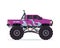 Modern Colorful Customized Monster Truck Vehicle Illustration