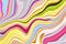 Modern colorful liquid art background. Wave color Liquid shape. Green, Yellow, Blue and Pink colour. Abstract design, Flow