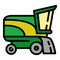 Modern combine icon, outline style