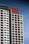 Modern Condo Balconies on Blue