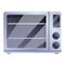 Modern convection oven icon, cartoon style
