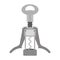 Modern corkscrew utensil icon design